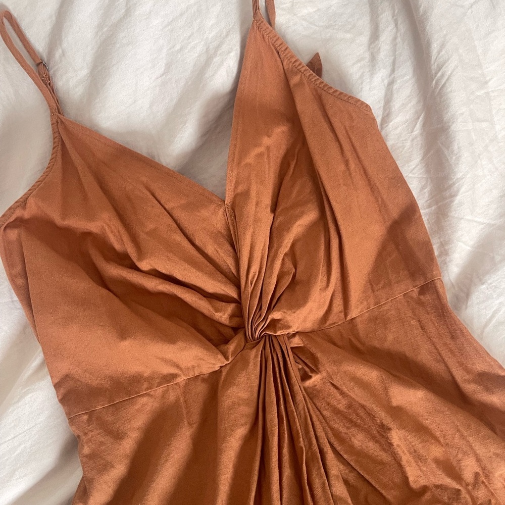 Urban Outfitters Rust Midi Dress